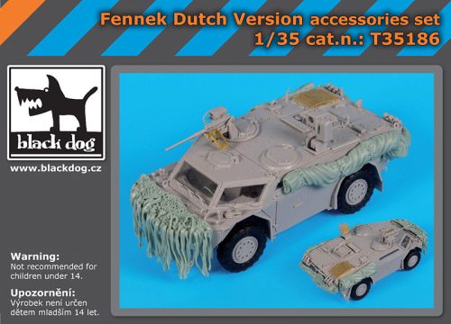 Black Dog T35186 Fennek Dutch version accessories set for Trumpeter makett dioráma kiegészítő (1/35)