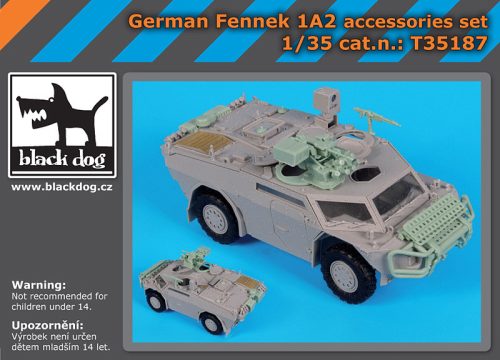 Black Dog T35187 German Fennek 1A2 accessories set for Trumpeter makett dioráma kiegészítő (1/35)