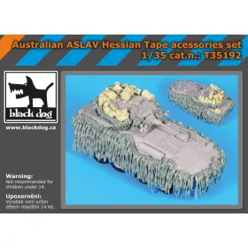   Black Dog T35192 Australian ASLAV hessian tape accessories set for Trumpeter makett dioráma kiegészítő (1/35)