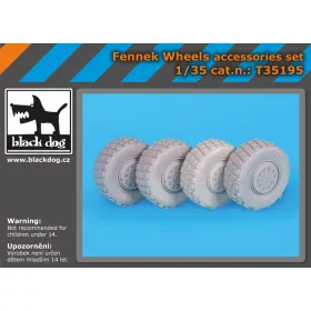   Black Dog T35195 Fennek wheels accessories set makett dioráma kiegészítő (1/35)