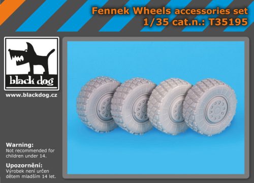 Black Dog T35195 Fennek wheels accessories set makett dioráma kiegészítő (1/35)