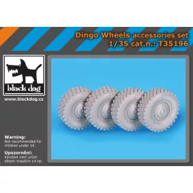   Black Dog T35196 Dingo wheels accessories set makett dioráma kiegészítő (1/35)