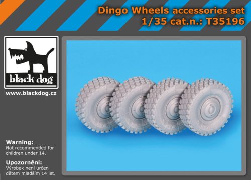 Black Dog T35196 Dingo wheels accessories set makett dioráma kiegészítő (1/35)