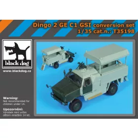   Black Dog T35198 Dingo 2 GE C1 GSI conversion set for Revell makett dioráma kiegészítő (1/35)