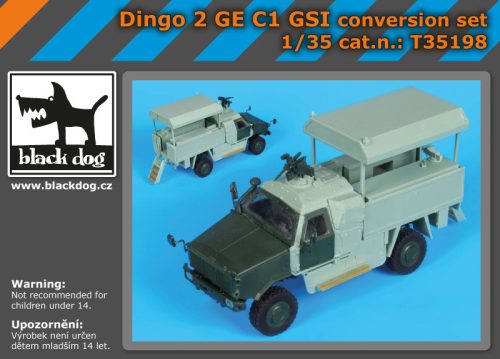 Black Dog T35198 Dingo 2 GE C1 GSI conversion set for Revell makett dioráma kiegészítő (1/35)