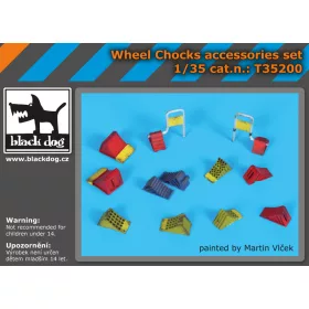   Black Dog T35200 Wheel chocks accessories set makett dioráma kiegészítő (1/35)