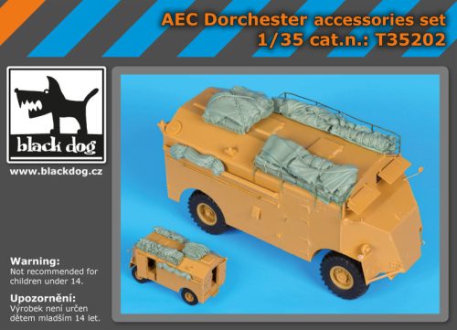 Black Dog T35202 AEC Dorchester accessories set for AFV makett dioráma kiegészítő (1/35)