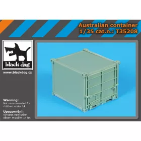   Black Dog T35208 Australian container makett dioráma kiegészítő (1/35)
