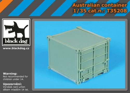 Black Dog T35208 Australian container makett dioráma kiegészítő (1/35)