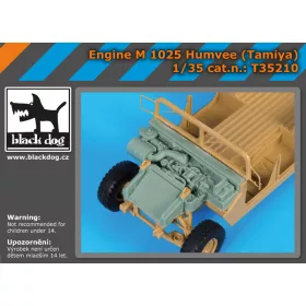   Black Dog T35210 Engine M 1025 Humvee (Tamiya) for Tamiya makett dioráma kiegészítő (1/35)