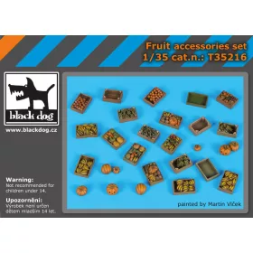   Black Dog T35216 Fruit accessories set makett dioráma kiegészítő (1/35)