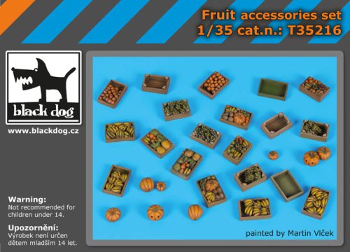 Black Dog T35216 Fruit accessories set makett dioráma kiegészítő (1/35)