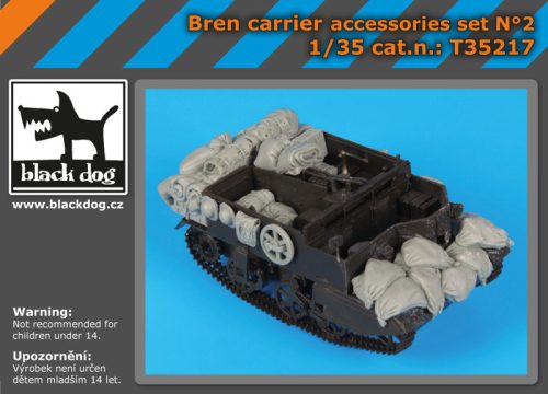 Black Dog T35217 Bren carrier accessories set for Tamiya makett dioráma kiegészítő (1/35)