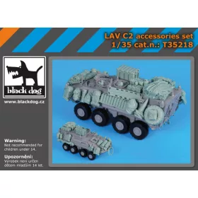   Black Dog T35218 LAV C 2 accessories set for Trumpeter makett dioráma kiegészítő (1/35)