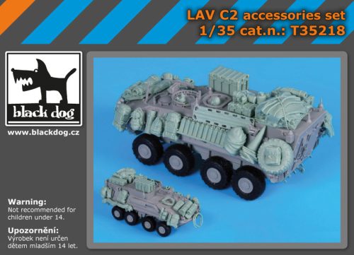 Black Dog T35218 LAV C 2 accessories set for Trumpeter makett dioráma kiegészítő (1/35)