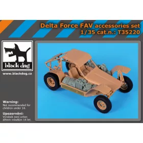   Black Dog T35220 Delta Force FAV accessories set for Hobby Boss makett dioráma kiegészítő (1/35)