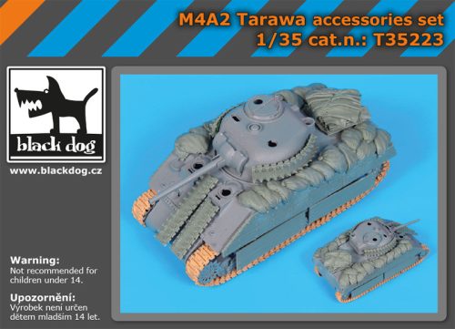 Black Dog T35223 M4A2 Tarawa accessories set for Dragon makett dioráma kiegészítő (1/35)