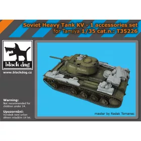   Black Dog T35226 Soviet heavy tank Kv -1 accessories set for Tamiya makett dioráma kiegészítő (1/35)