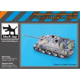   Black Dog T35230 Jagdpanther accessories set for Tamiya makett dioráma kiegészítő (1/35)
