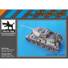   Black Dog T35231 T-34/85 accessories set for Zvezda makett dioráma kiegészítő (1/35)