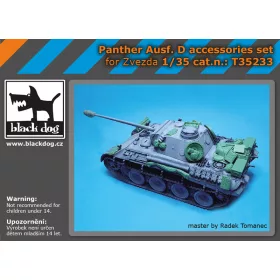   Black Dog T35233 Panther Ausf D. Accessories set for Zvezda makett dioráma kiegészítő (1/35)