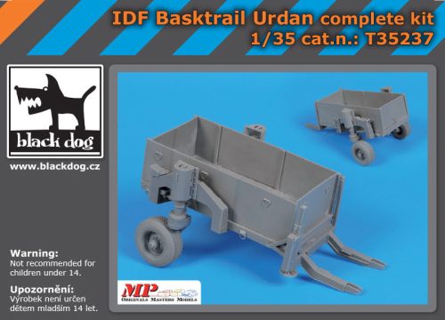 Black Dog T35237 IDF Basktrail Urdan compete kit makett dioráma kiegészítő (1/35)