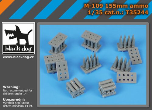 Black Dog T35244 M-109 155mm ammo makett dioráma kiegészítő (1/35)