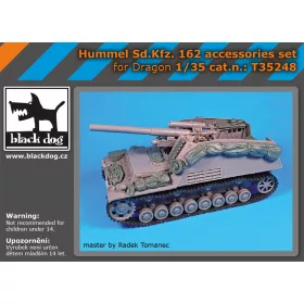   Black Dog T35248 Hummel Sd.Kfz 162 accessories set for Dragon dioráma makett kiegészítő (1/35)