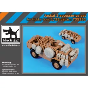   Black Dog T35252 Jackal 2 accessories set for Hobby Boss dioráma makett kiegészítő (1/35)