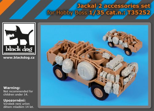 Black Dog T35252 Jackal 2 accessories set for Hobby Boss dioráma makett kiegészítő (1/35)