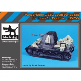   Black Dog T35255 Panzerjager I 162 accessories set for Italeri dioráma makett kiegészítő (1/35)