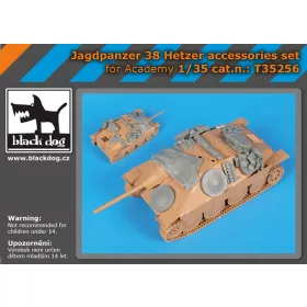   Black Dog T35256 Jagdpanzer 38 Hetzer accessories set for Academy dioráma makett kiegészítő (1/35)