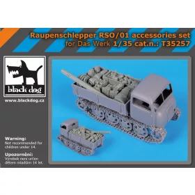   Black Dog T35257 Raupenschlepper RSO/01 accessories set for Das Werk dioráma makett kiegészítő (1/35)