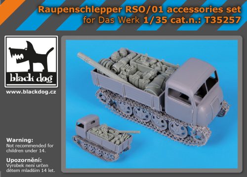 Black Dog T35257 Raupenschlepper RSO/01 accessories set for Das Werk dioráma makett kiegészítő (1/35)