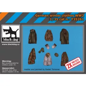   Black Dog T35261 German winter clothes WW II dioráma makett kiegészítő (1/35)