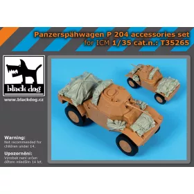  Black Dog T35265 Panzerspahwagen P204 for ICM dioráma makett kiegészítő (1/35)
