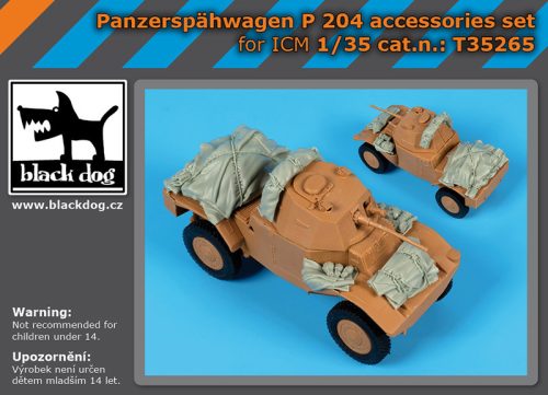 Black Dog T35265 Panzerspahwagen P204 for ICM dioráma makett kiegészítő (1/35)