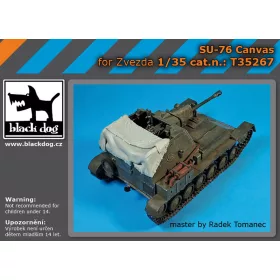   Black Dog T35267 SU -76 canvas for Zvezda dioráma makett kiegészítő (1/35)