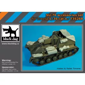   Black Dog T35268 SU -76 accessories set for Zvezda dioráma makett kiegészítő (1/35)