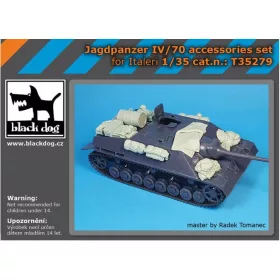   Black Dog T35279 German Jagdpanzer IV / 70 accessories set dioráma makett kiegészítő (1/35)