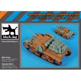   Black Dog T35292 Semovente M42 accessories set for Italeri dioráma makett kiegészítő (1/35)