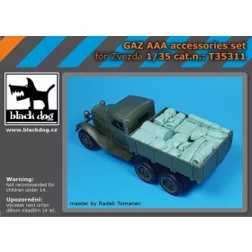   Black Dog T35311 GAZ AAA accessories set accessories set dioráma makett kiegészítő (1/35)