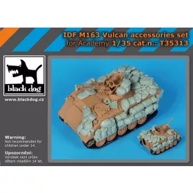   Black Dog T35313 IDF M163 Vulcan accessories set dioráma makett kiegészítő (1/35)