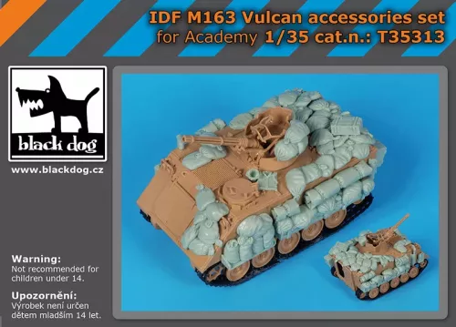 Black Dog T35313 IDF M163 Vulcan accessories set dioráma makett kiegészítő (1/35)