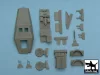Black Dog T48009 Sd.Kfz.252 + Sd.Anh.32 conversion set for Tamiya 32550, 26 resin parts makett dioráma kiegészítő (1/48)