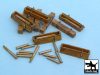 Black Dog T48012 Tiger l ammo boxes 10 boxes + ammo makett dioráma kiegészítő (1/48)