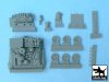 Black Dog T48030 Sturmgeschütz III Ausf.B accessories set for Tamiya 32507, 19 resin parts makett dioráma kiegészítő (1/48)