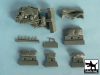 Black Dog T48045 Marder III accessories set for Tamiya 32560, 13 resin parts makett dioráma kiegészítő (1/48)