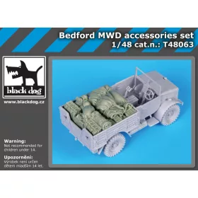   Black Dog T48063 Bedford MWD accessories set for Airfix makett dioráma kiegészítő (1/48)