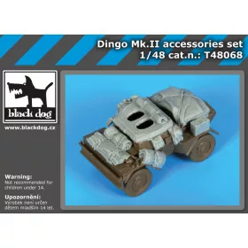   Black Dog T48068 Dingo MK II Aáccessories set for Tamiya makett dioráma kiegészítő (1/48)